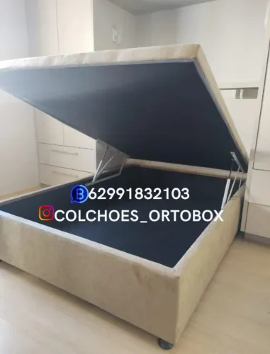 Box Baú Casal inteiro tamanho padrão 138x188x41