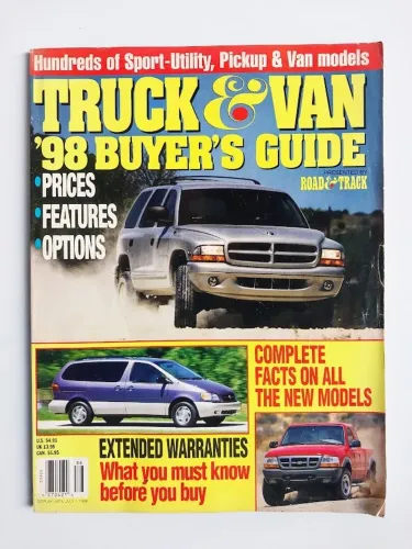 Revista Truck & Van 1998 - todos os SUVs, picapes e minivans (EUA)