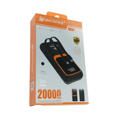Carregador Portártil (Power Bank) Entrada Tipo-C / Lightning 20.000MAH WUP-940A - PEINING