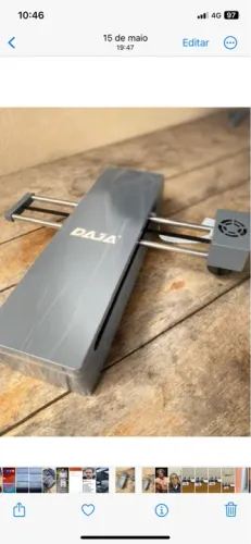 Máquina para gravação a laser