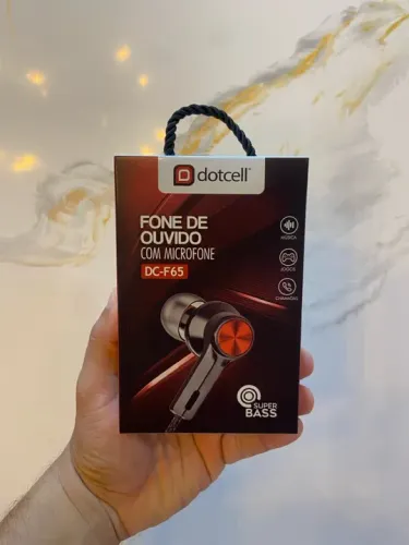 Fone de Ouvido com Microfone Dotcell DC-F65 - Super Bass