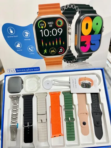 Smartwatch Ultra 9 - 7 Pulseiras + 1 