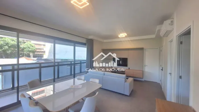 Apartamento para locação, 160m², mobiliado, 3 suítes, 2 vagas, em Pinheiros, ao lado do me