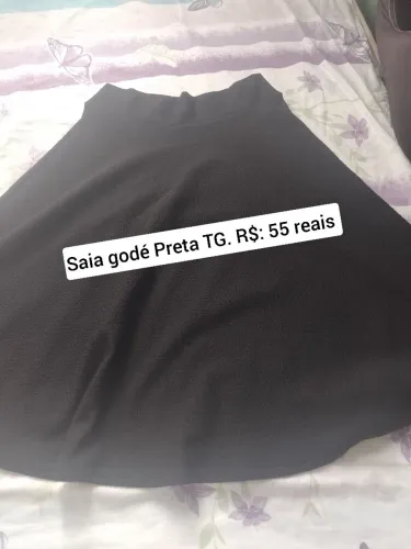 Saia godé Evangélica Preta e vermelha R$: 55 reais cada 