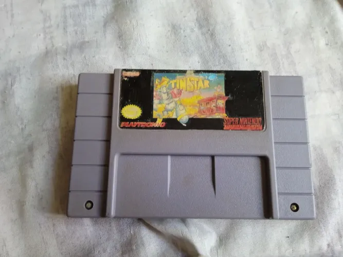 Cartucho p/Super Nintendo Tin Star original nacional