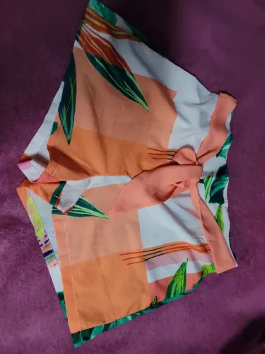 Shorts estampado floral para o verão
