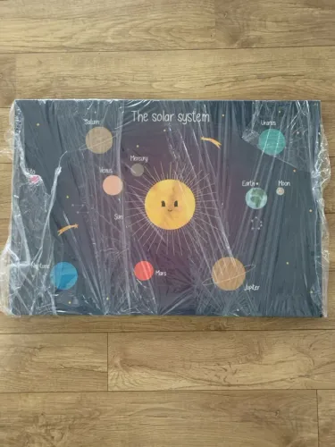 Lindo Quadro Decorativo Sistema Solar