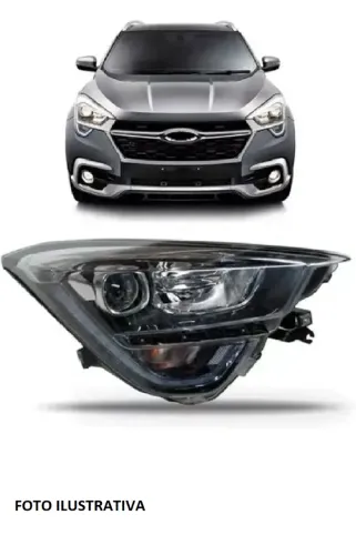 Farol Chery Tiggo 5x 18-20 Eletrico C Led Ld Passageiro