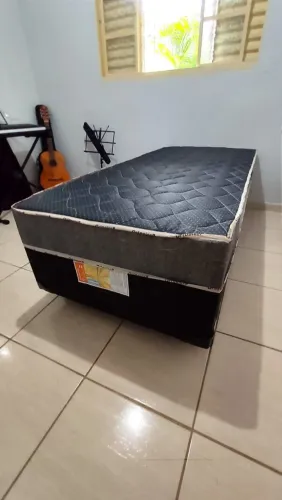 Cama Box Solteiro Orthocrin 10 cm de espuma 