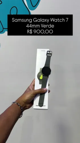 Galaxy Watch 7 / 44MM / Verde / R$ 900,00