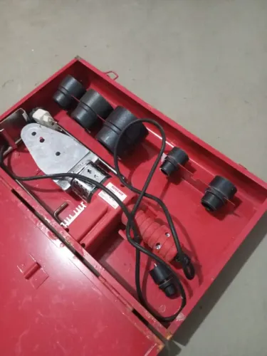 Máquina de Solda para Tubos PPR - Completa!