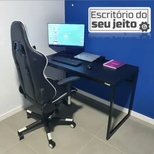 Mesa de Escritório Reforçada 1,2m NOVA Industrial Multiuso para Computador Notebook Estudo