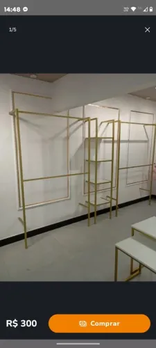 Araras para loja aparti 300