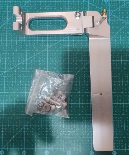 Leme 16cm em Alumínio Barco Lancha Nautimodelo Capta Água Rudder