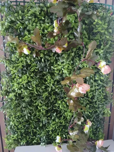 Placa de jardim artificial vertical 1 unidade