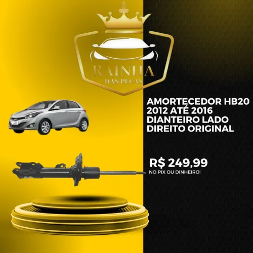 Amortecedor Hb20 2012 até 2016 Dianteiro Lado Direito