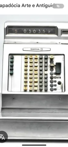 Máquina caixa INNOX antiga Sweda