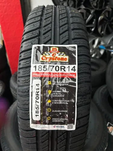 Pneu Crystone 185/70r14 remolde