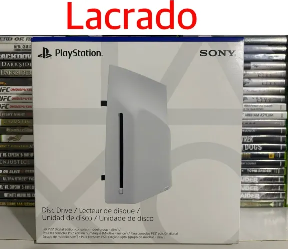 Leitor de disco ps5