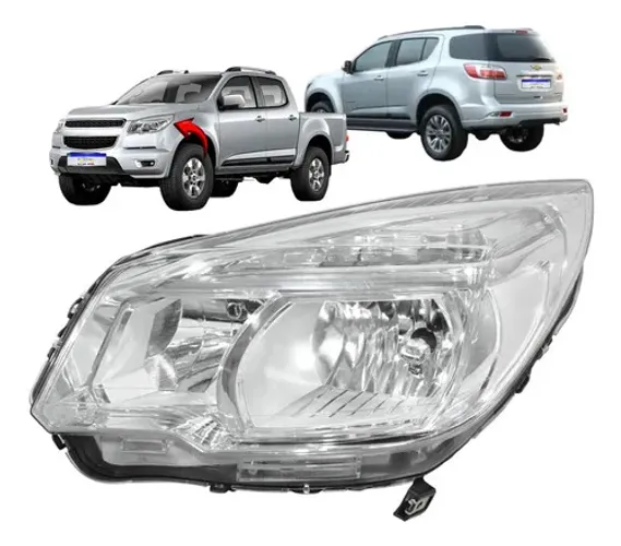 Farol Gm S10 Trailblazer 2012 2013 2014 2015 2016 L.e Novo Esquerdo