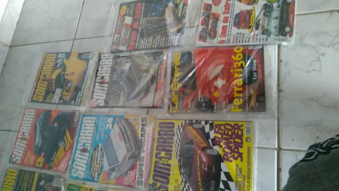 Coleção de revistas de som