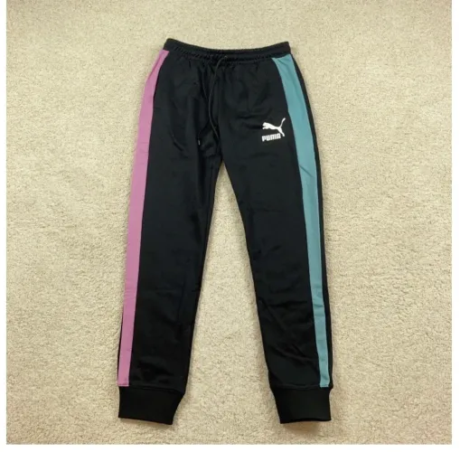Calça de Moletom Puma com Detalhes Coloridos