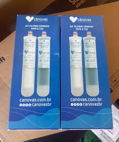 Combo Kit Filtros Cânovas PPF-5 + T33 - Vendo Separadamente