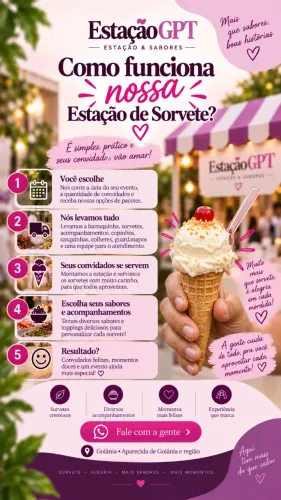 A Estação que Vai Refrescar o Seu Evento!