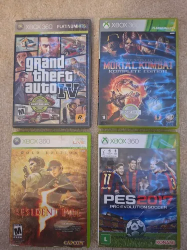 Jogos originais Xbox 360 