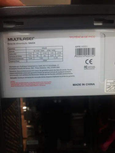 Fonte PC multilaser