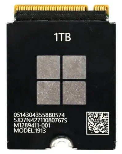 Ssd Microsoft 1tera M.2 2230 NVME PCIE 4x4 C/ Carcaça Mod 1913 Para Surface geracao 4 ori