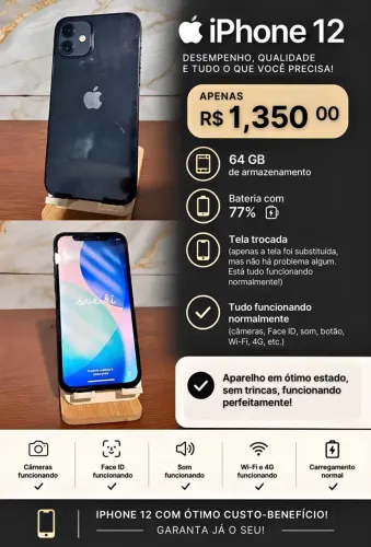 iPhone 12 (Perfeito estado)