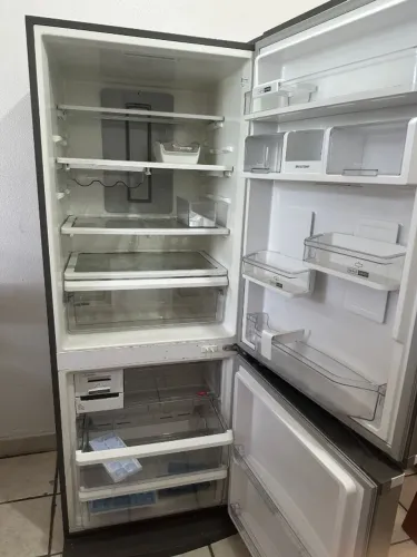 Geladeira Brastemp Prata 447L BRE57FK