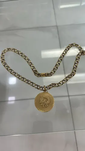 Cordão de ouro 18 45 G. @@@@@ Aceito Moto Na Troca. @@@@@