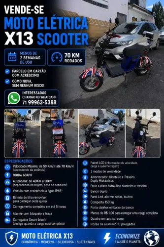 SCOOTER ELETRICA X13 AT-PJ