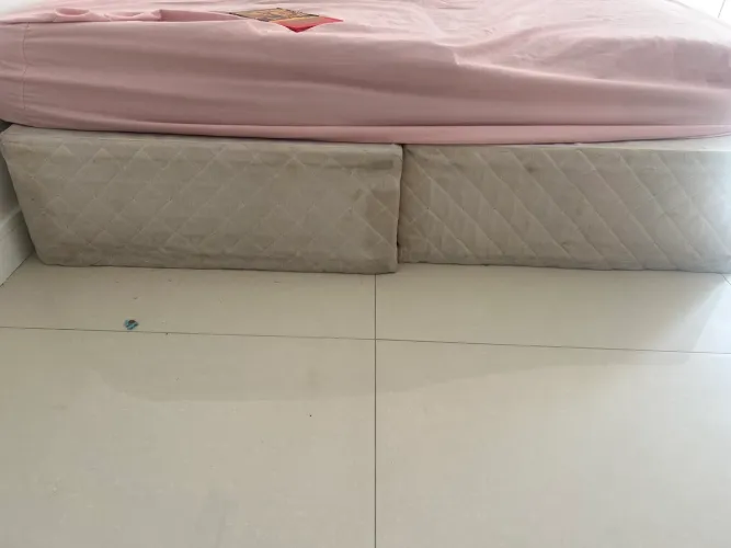 Base cama queem
