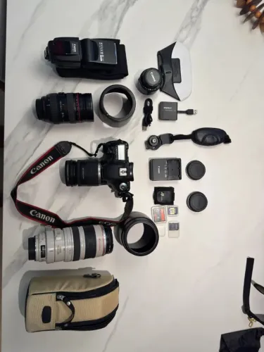 Camera, lentes e acessórios