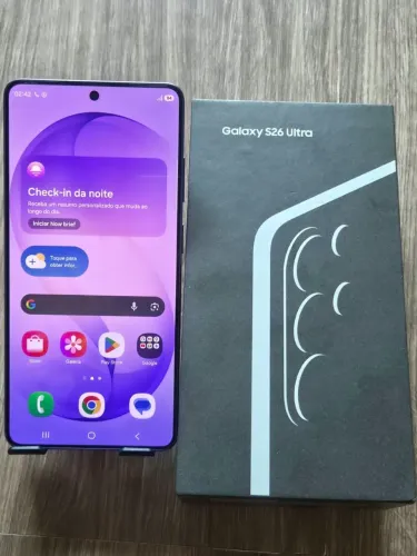 S26 ultra 256 GB com caixa e NF na garantia de fábrica 9 meses