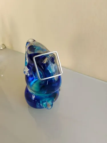 Anel Feminino Quadrado