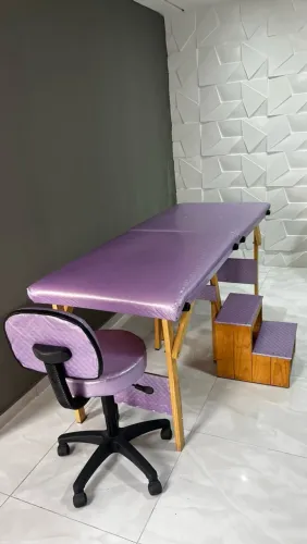 Kit para estética - cadeira + escadinha