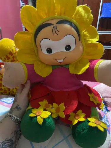 Kit 2 pelúcias antigas turma da Mônica baby originais