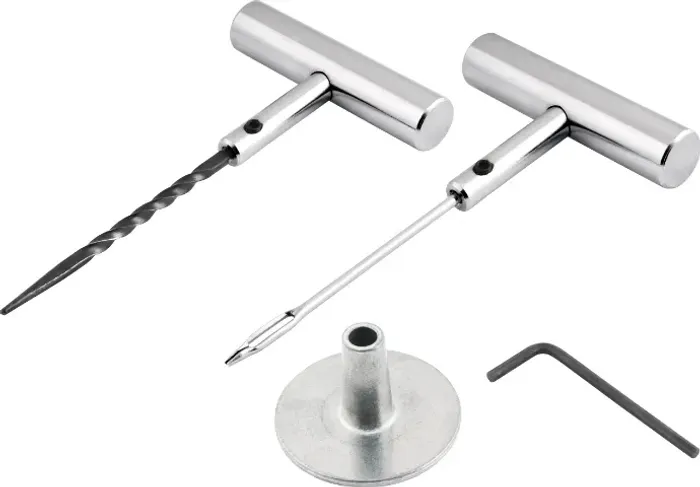 Aplicador preparador para reparos de pneus, jogo com 6 peças, JRV 4000, VONDER