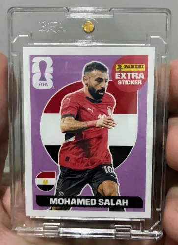 Figurinha Legend Extra Sticker Mohamed Salah Bordo