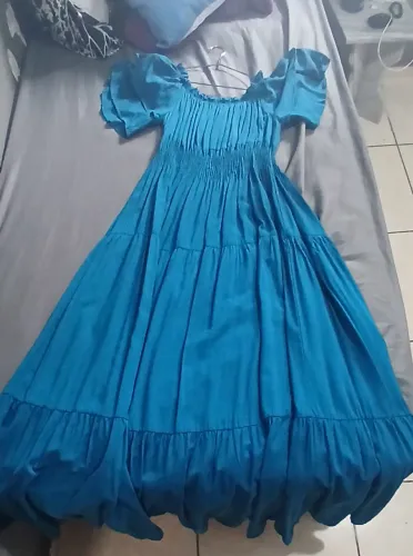 Vestido Azul Longo - Plus Size G2