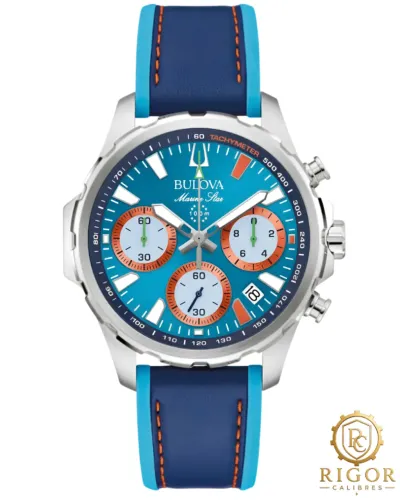 Relógio Bulova Marine Star 96B460 - Edição Especial E1 Team Miami com Design Exclusivo