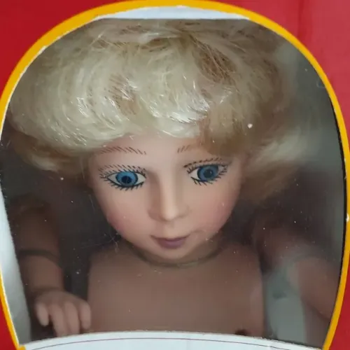 Boneca Importada - Cabeça Boneca Em Vinil / Silicone