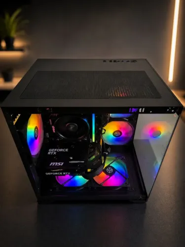 PC Gamer AMD Ryzen 5 5500 RTX MSI 5060 8GB A520M 16GB DDR4 SSD NVMe 512GB Fonte 600W 