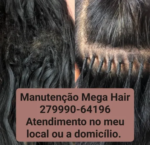 Manutenção de mega hair
