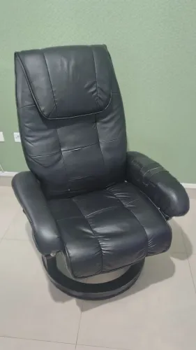 Poltrona massageadora reclinável com controle