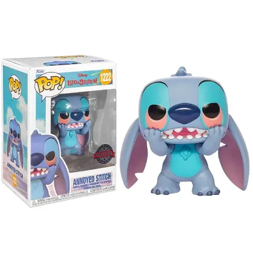 Funko Pop! Animation: Disney  Lilo & Stitch Annoyed Stitch Irritado #1222 Special Edition
